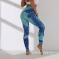 Tie Dyeing Tummy Control Pants di Yoga